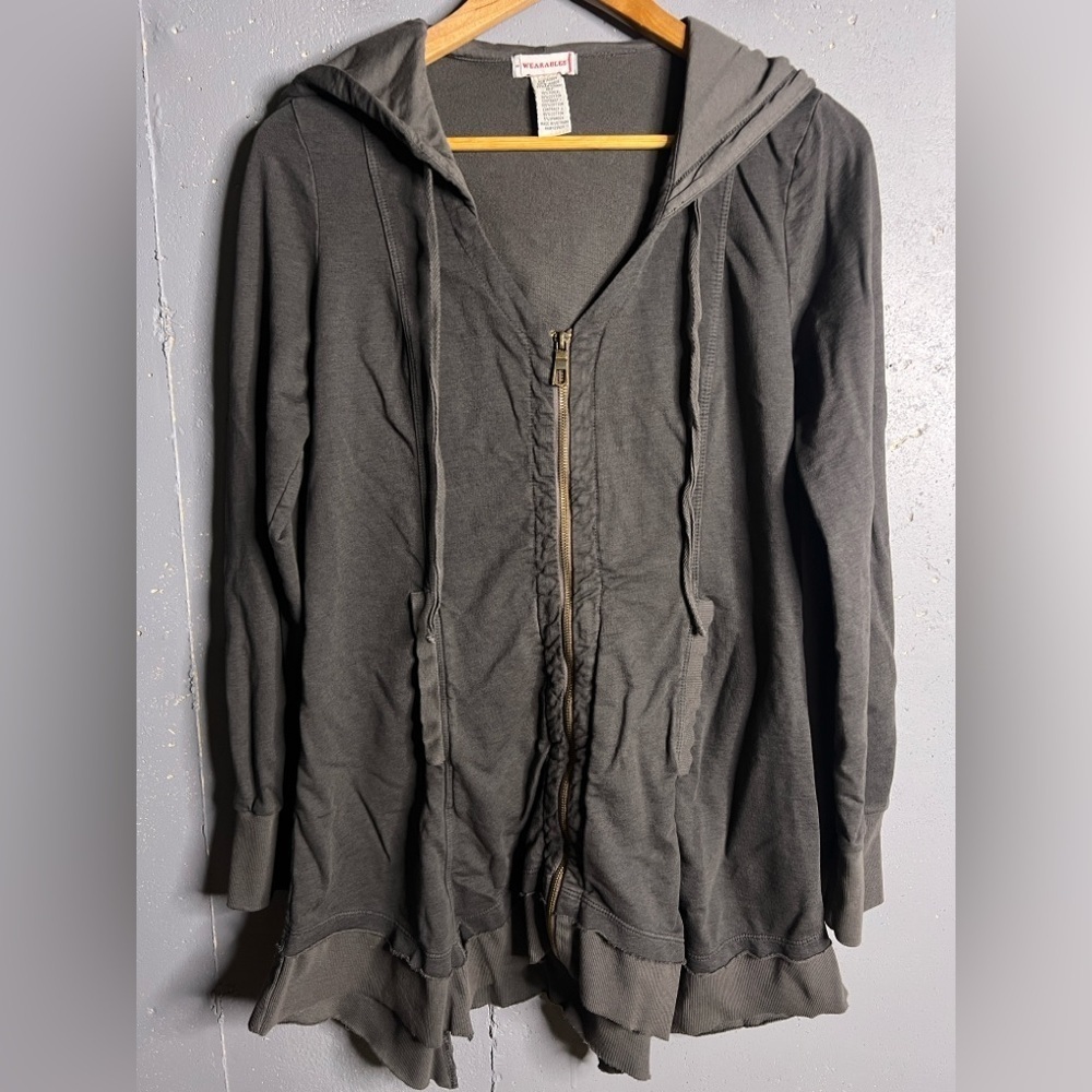 WEARABLES  MERCANTILE JACKET IN GREY.  Size Small